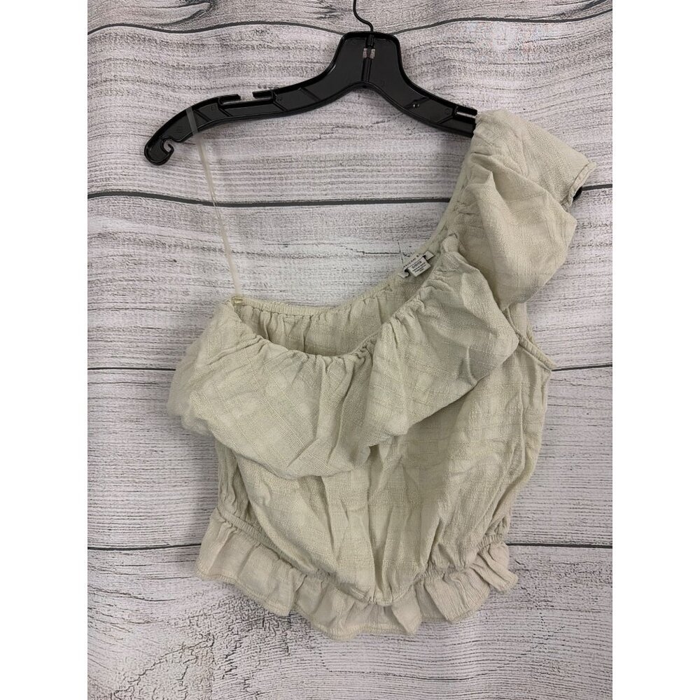 American Eagle Off-Shoulder Ruffle Top Size S